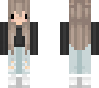 chibi with brown hair