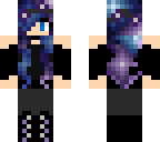 galaxy haired emo girl
