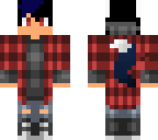 jax with black hair