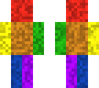 pixelated rainbow