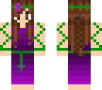 purple garden girl