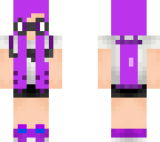 purple splatoon kid