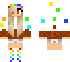 rainbow sprinkle cake girl