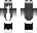 black and white