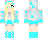 blue cake girl