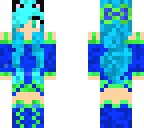 blue cat girl 