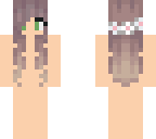 flower crown brown hair edit base