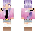 purple and pink wolf