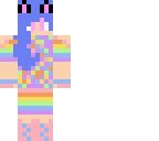 rainbow cat girl