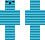 big blue striped ball