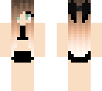 black bikini girl