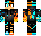 black hair fire and ice