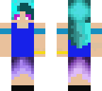 blue girl