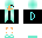 cool blue girl