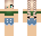 crop top  with braids