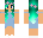 cute blue girl