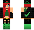 green and red