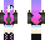 kawaii ombre galaxy girl
