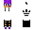 martin purple hair skin