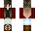 plaid fall girl