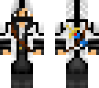 winter assassin with sword