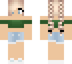-edited- crop top with braids