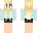 blonde spring girl