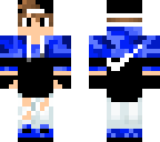 blue camo kid