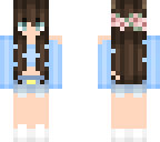 blue girl