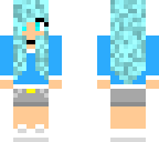 blue girl