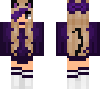 purple cat girl