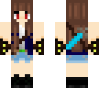 sword holder girl