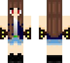 blue werewolf girl