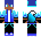 brown blue guy