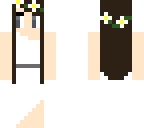 face under face girl with flower crown and dressy