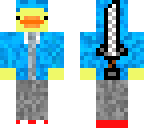failed duck with sword