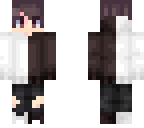 half brown - half white