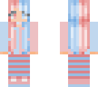 half red-half blue - full outfit