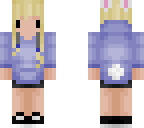 light indigo bunny girl