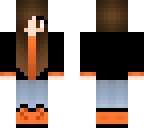 orange hoodie girl