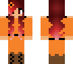 prom orange girl