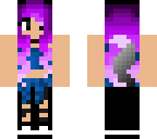 purple cat girl