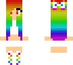 rainbow girl