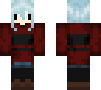 red sweater with black stripes