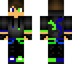 blue and green