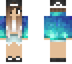 blue galaxy girl