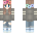 cute rainbow flower crown