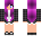 cute tomboy purple dye hair