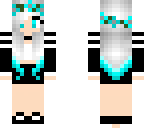 grey blue girl