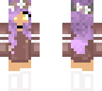 purple haired girl
